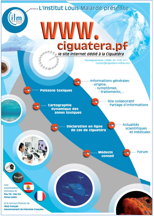 Un site internet dédié à la ciguatera