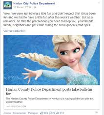 USA: la police lance un avis de recherche contre Elsa, la Reine des Neiges