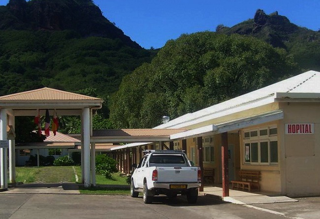 L'hôpital de Taiohae sur l'île de Nuku Hiva.
