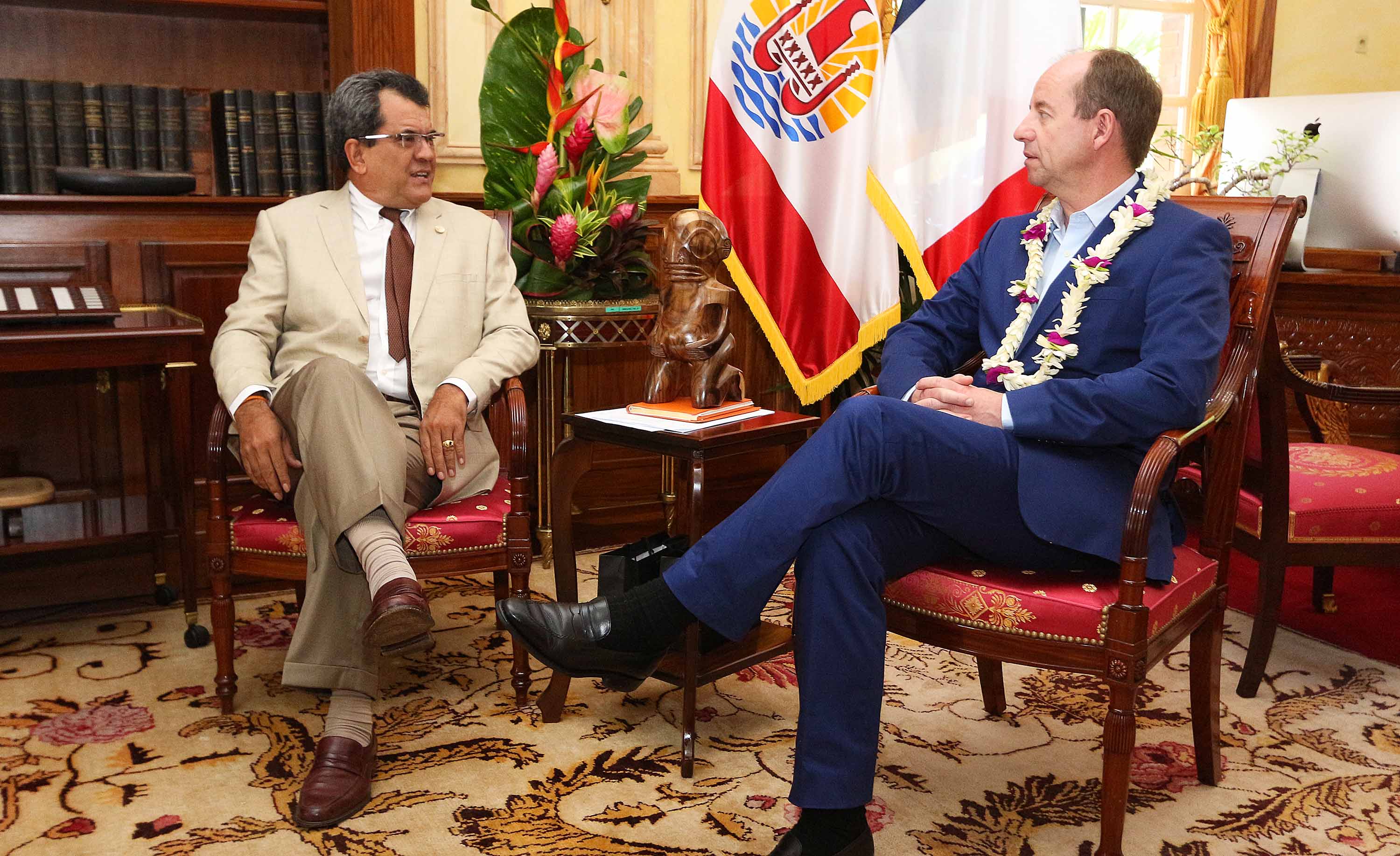 Le président de la commission des lois de l’Assemblée nationale reçu à la Présidence