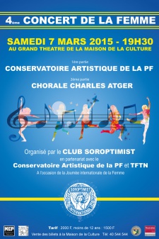 "4ème concert de la femme" : un plateau prestigieux pour une noble cause !