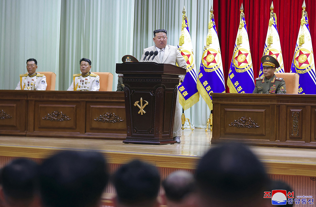 Crédit STR / KCNA VIA KNS / AFP