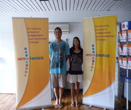 Nos conseillers Info Energie: Jérémie et Laetitia