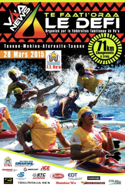 Va'a V6 – Le Défi : Première édition de la course Va'a News.