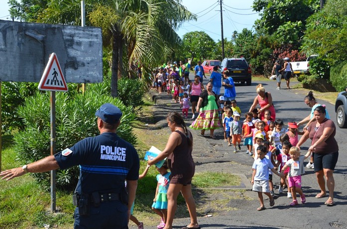 Exercice d'évacuation tsunami dans les écoles de Faa'a