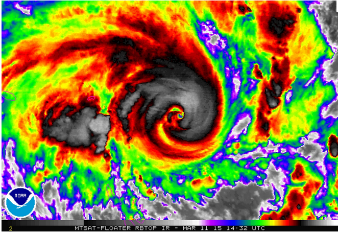 Le Vanuatu menacé par le puissant cyclone Pam