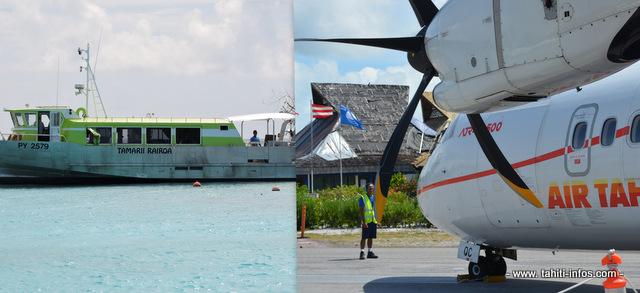 Le schéma directeur des transports interinsulaires pour les années 2015-2025 fera concilier les moyens aériens et maritimes.