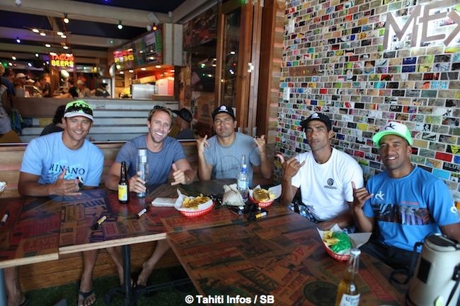 Beaucoup de fraternité entre ces athlètes d'exception