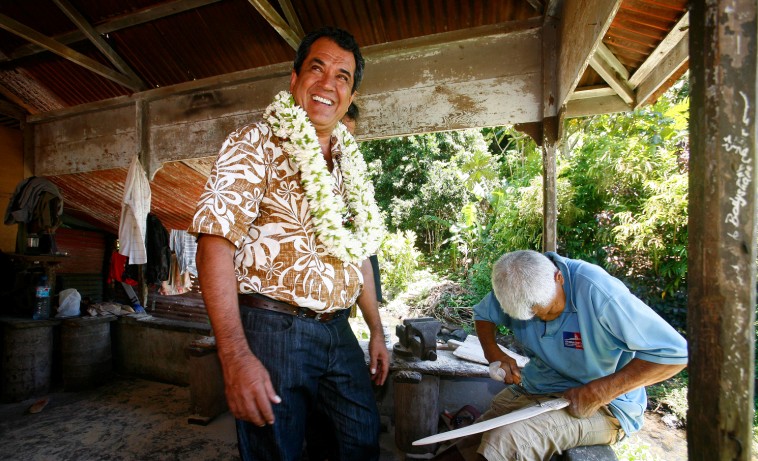 Visite officielle du Président dans la commune de Mahina