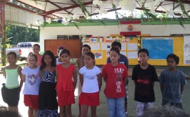 Les membres de la Commission de contrôle budgétaire et financier (CCBF) en visite à Moorea