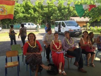 Les membres de la Commission de contrôle budgétaire et financier (CCBF) en visite à Moorea
