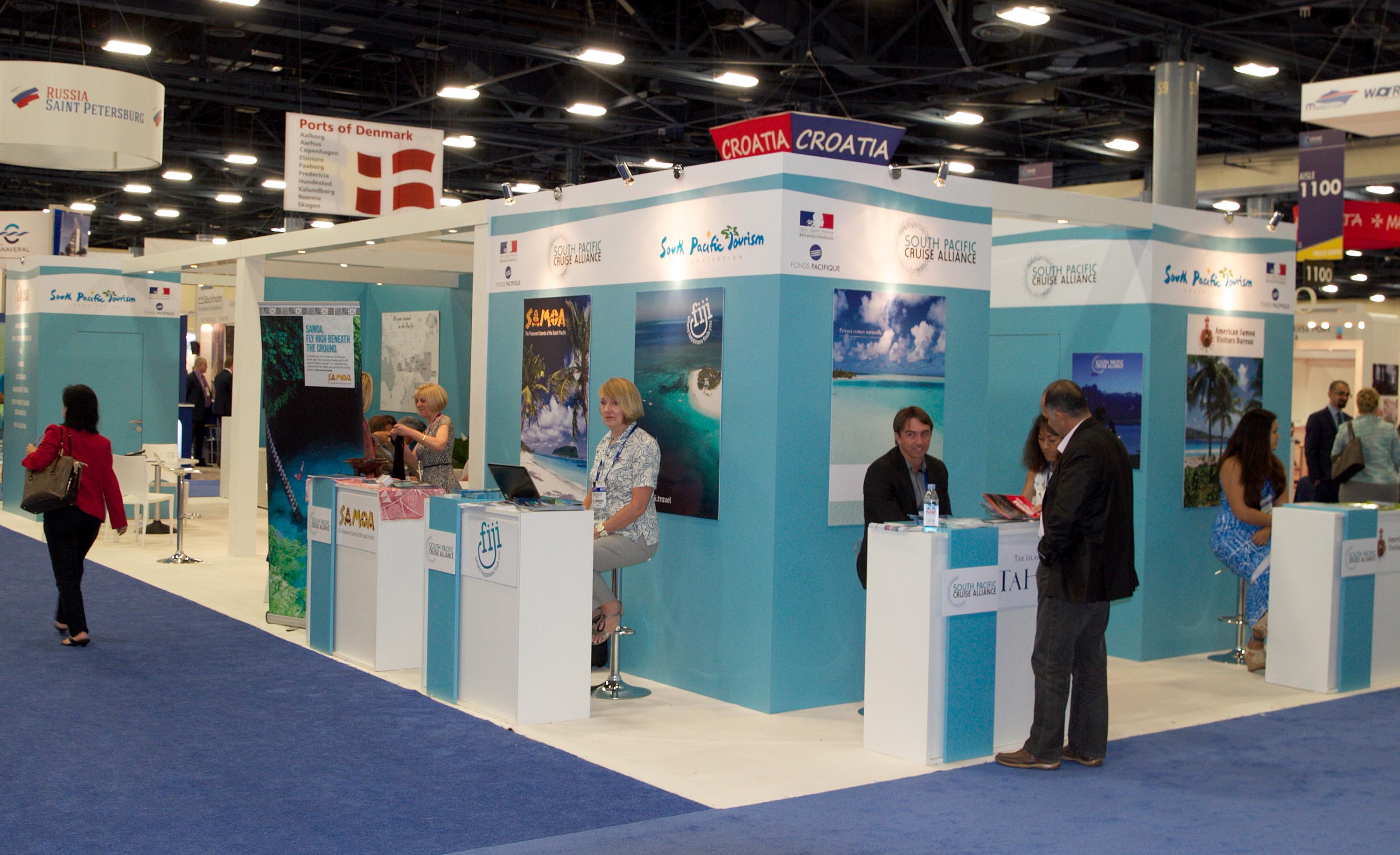 Jean-Christophe Bouissou au Salon de la croisière à Miami :  Tahiti et les îles du Pacifique sud en vogue