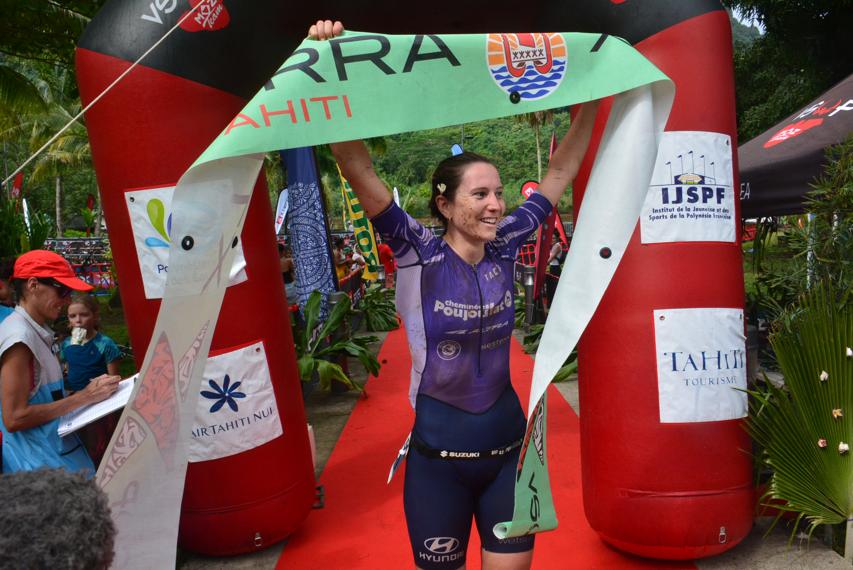 Solène Billouin victorieuse chez les dames s’est offert une très belle septième place au scratch.