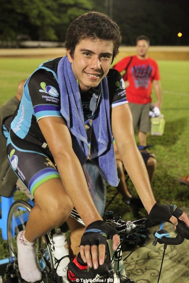 Tuarii Teuira est passionné de vélo.