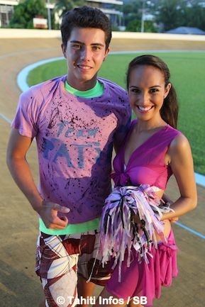 Il a également participé aux derniers jeux inter quartiers à Fautaua