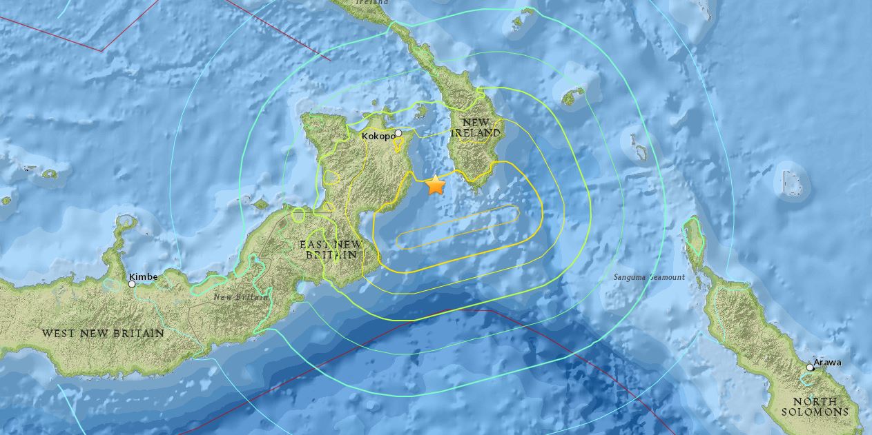 Intense activité sismique dans le Pacifique