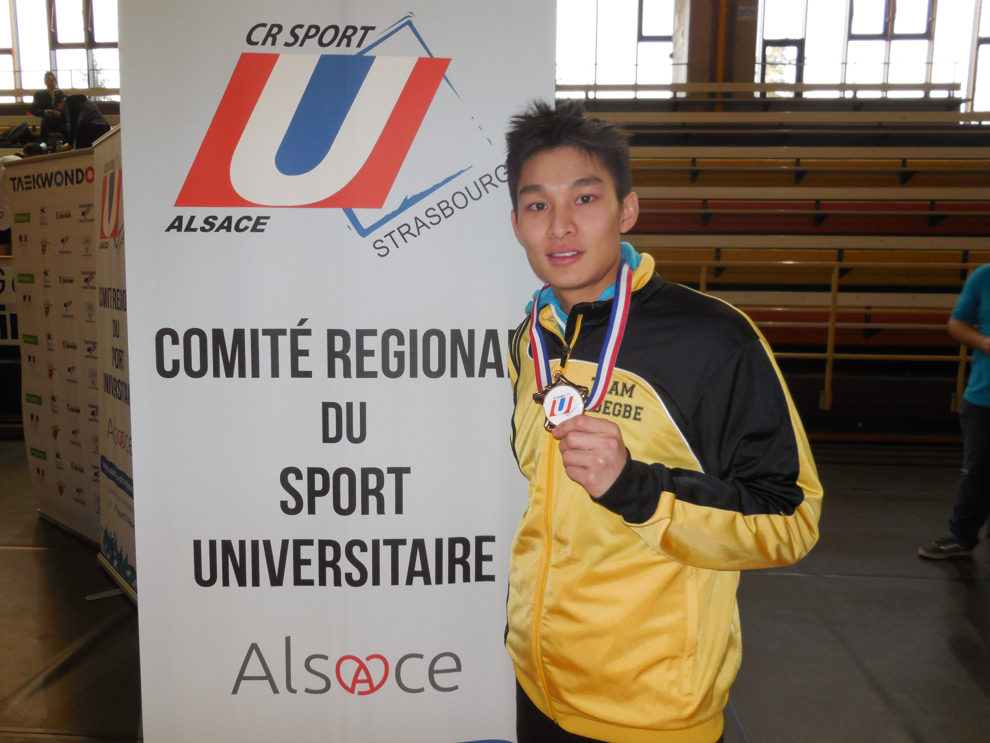 Taekwondo : Teddy Teng Médaille d'Argent à l'Open Internationale d'Alsace 2015
