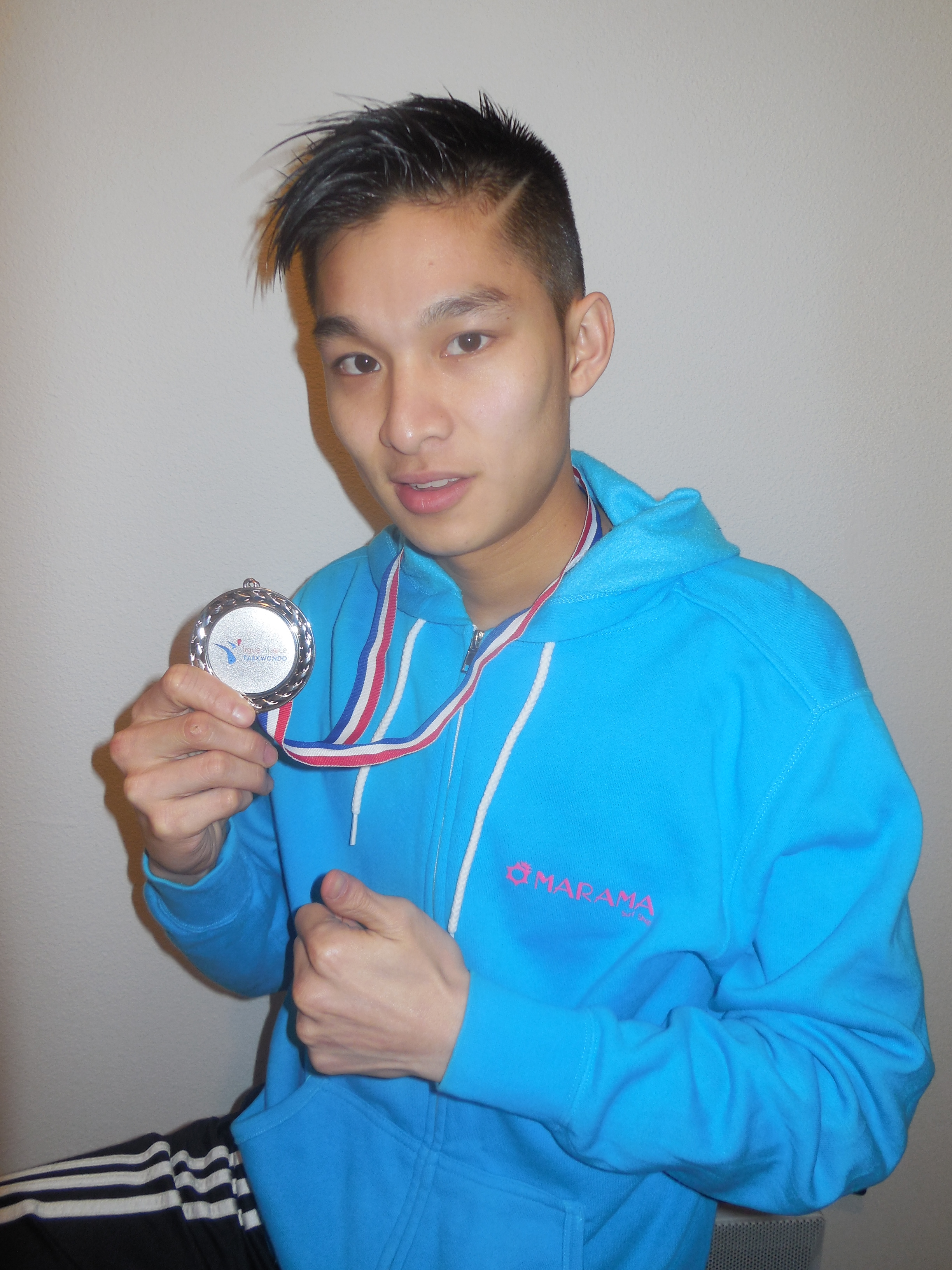 Taekwondo : Teddy Teng Médaille d'Argent à l'Open Internationale d'Alsace 2015
