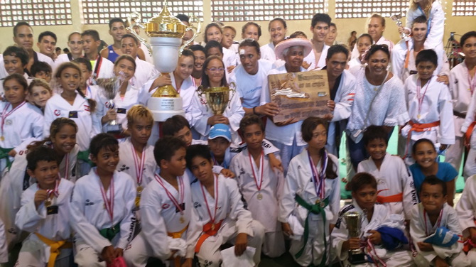 Taekwondo: Le TKD Taputapuatea remporte la Coupe des Raromatai 2015