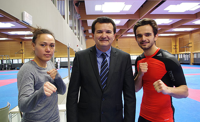 René Temeharo rencontre l’élite du sport polynésien à l’INSEP