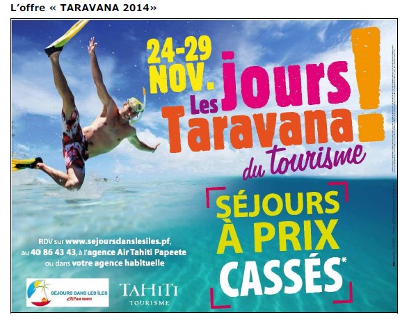 Air Tahiti : 5000 sièges à 50% de réductions en plus en 2015 