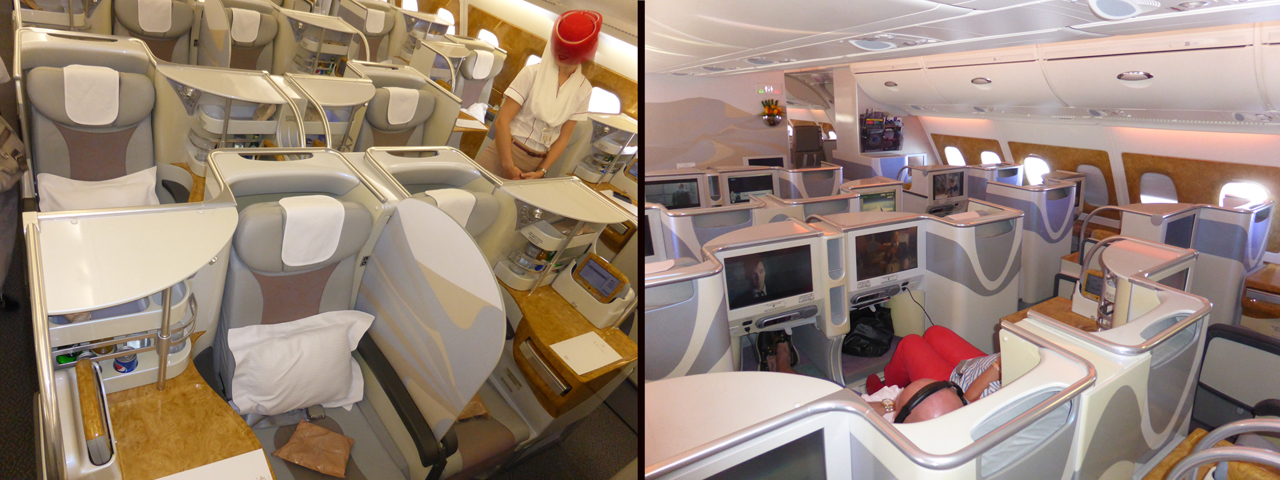 Business Emirates sur A380