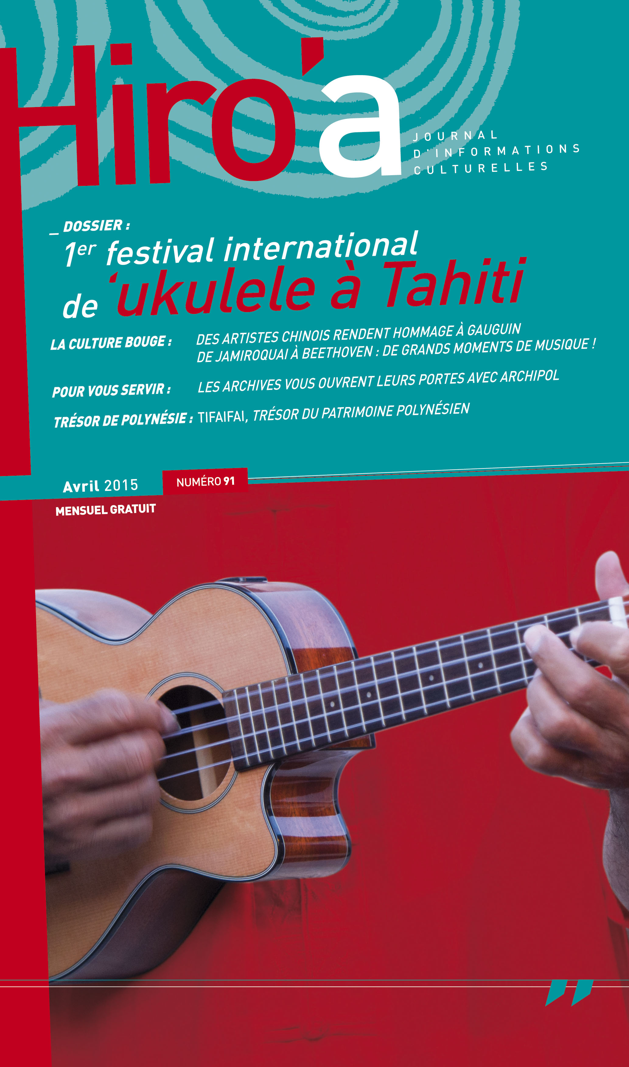 Hiro'a du mois d'avril