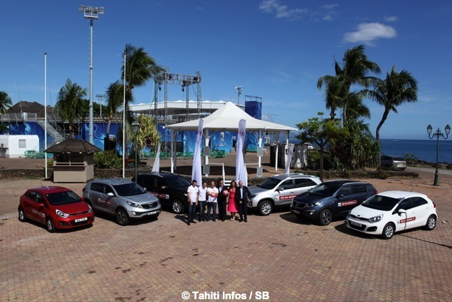 En septembre 2013, la société Sopadep Tahiti avait mis à disposition 32 véhicules pour la coupe du monde de beach soccer.
