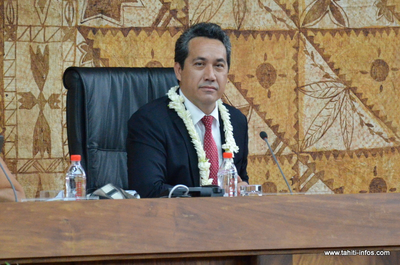 Marcel Tuihani, président de l'Assemblée de la Polynésie française