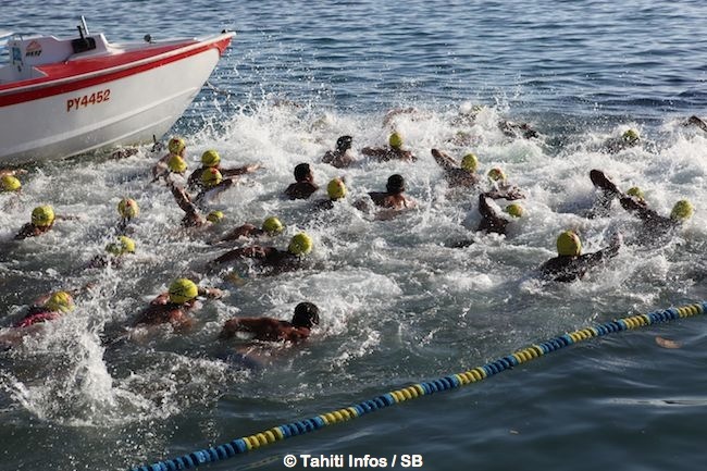 Waterman Tour – Etape 1 : Teva Poulain devant Bruno Tauhiro et Keahi Agnieray.