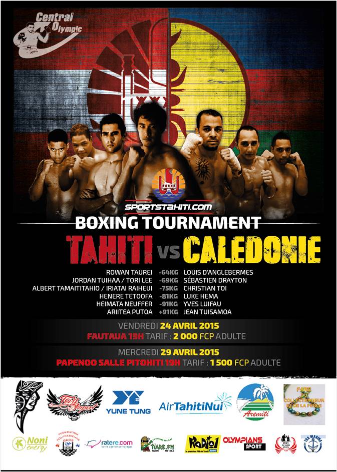 Grand tournoi de boxe international : « SPORTSTAHITI.COM Boxing Tournament »
