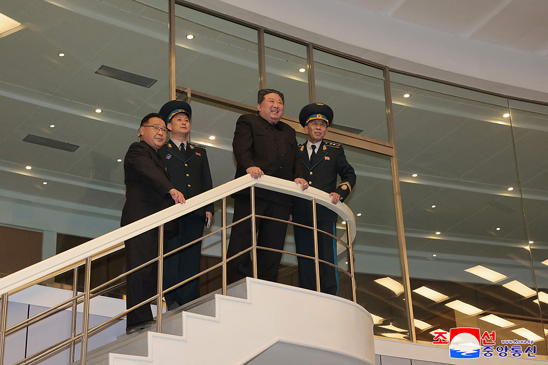 Crédit STR / KCNA VIA KNS / AFP