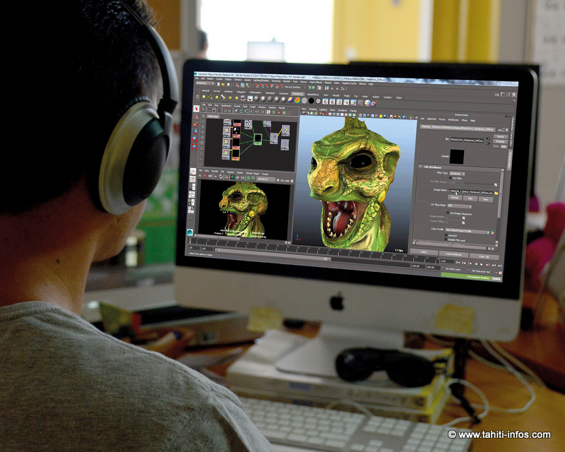 Studio Poly3D : une école à Tahiti pour apprendre à créer des jeux vidéo