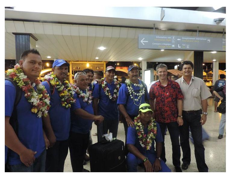 Grégoire de Chillaz, Président Directeur Général d'EDT et Yvonnick Raffin, Directeur Général Adjoint sont venus accueillir l'équipe