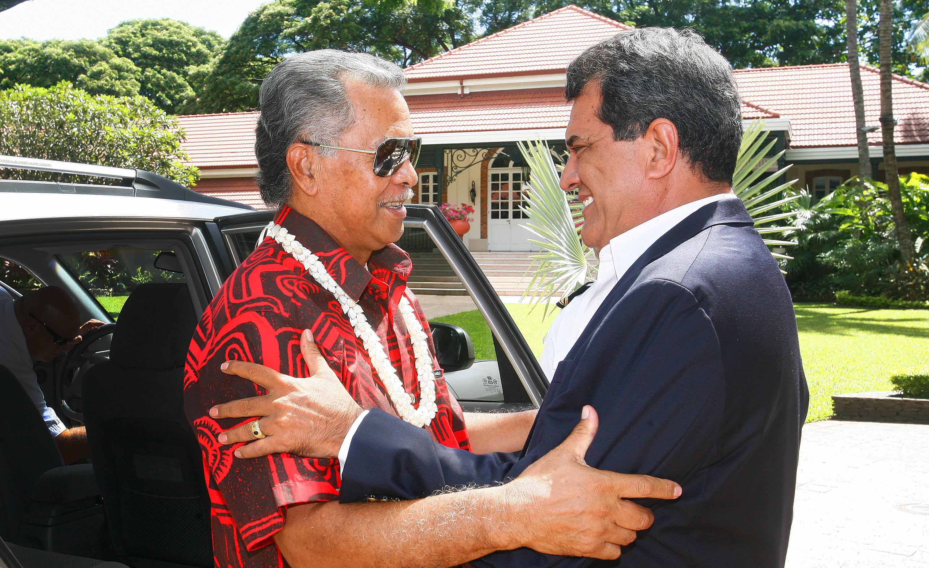 Le Président reçoit le Premier Ministre des îles Cook