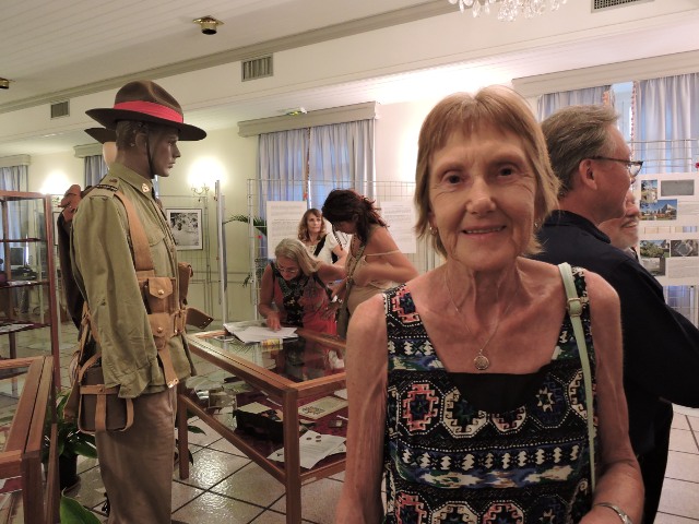 Colleen Van Hees, petite nièce de Robert William Fuhrstom, est venue avec son mari Martin. Ils se recueilleront samedi sur la tombe de leur grand oncle.