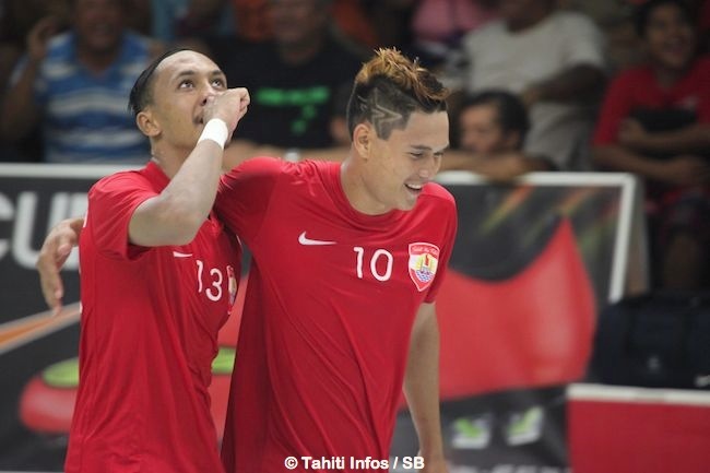 Raiarii Manea a marqué le but de l'égalisation à 4-4