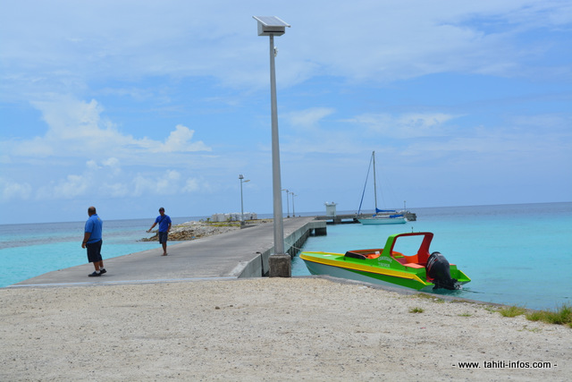 Les quais du village de Pouheva à Makemo (Photo d'archives).