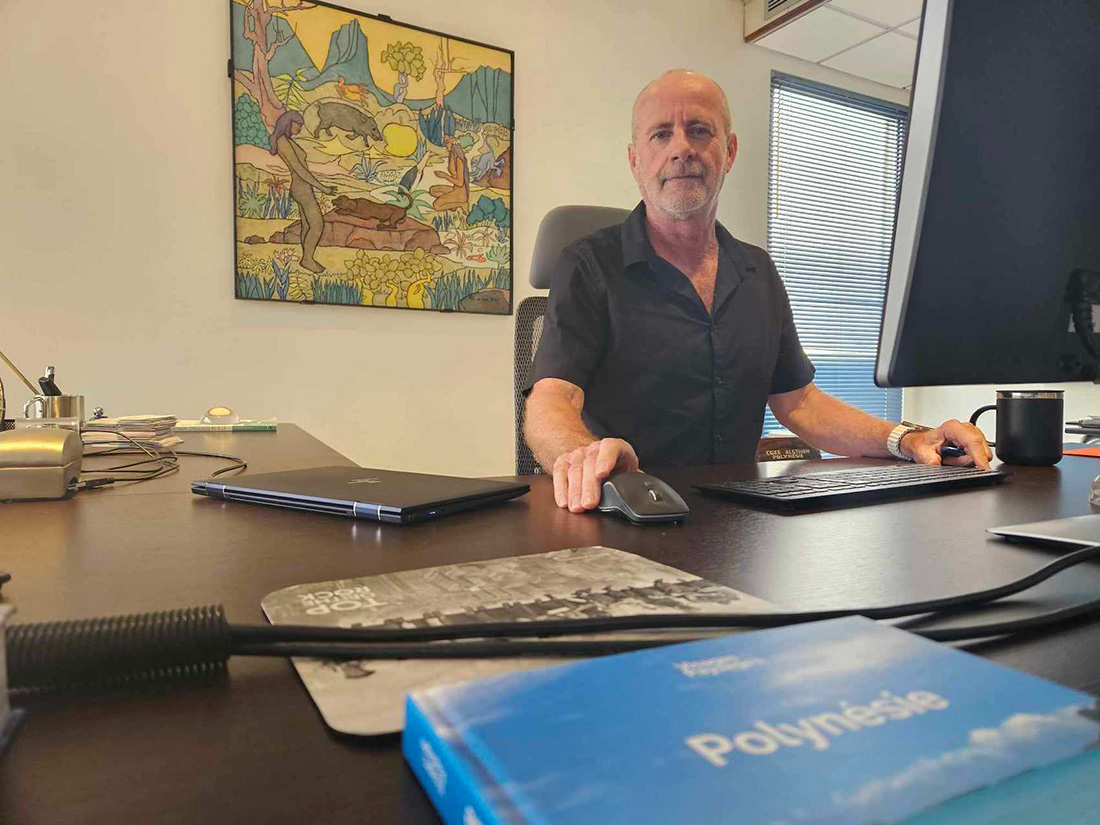 Frédérick Dock, le président du Medef-Polynésie. Archives Tahiti Infos