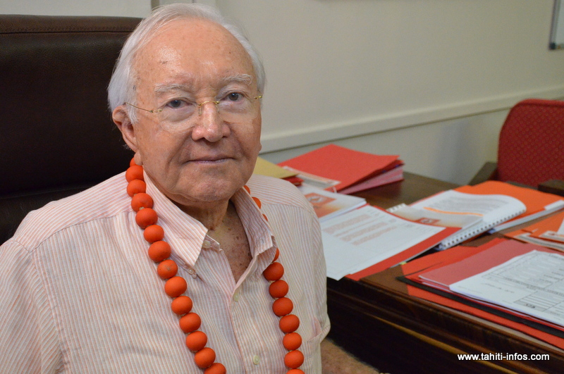 Gaston Flosse : "qu’Edouard Fritch ait le courage de s’expliquer devant le Tahoera’a Huira'atira"