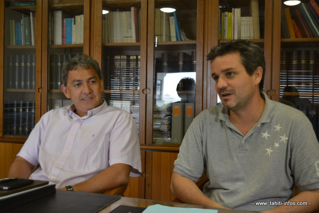 Régis Chang, le directeur de la CPS et Jérôme Fernandez, le président du Syndicat des infirmiers libéraux de Polynésie française ont discuté durant deux heures ce mardi après-midi au siège de la CPS. Il reste désormais à ouvrir des discussions avec le ministre de la santé.