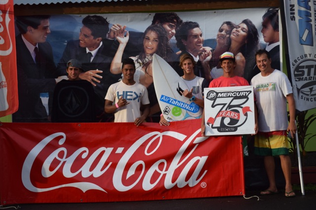 Le podium Junior avec Doumé et Max