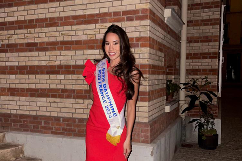 “La plus belle écharpe, celle de Miss Tahiti”