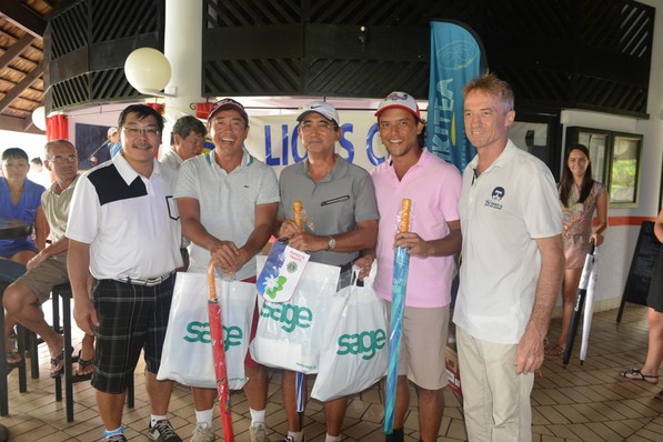 Golf « Coeur de Lions » : Marama Vahirua, Christian Lausan et Gilles Loussan vainqueurs en net