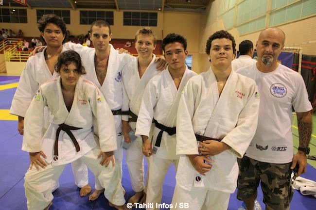 Vénus Judo, avec Bernard Di Rollo à droite