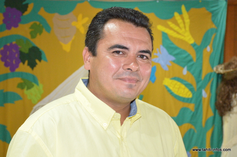 Teva Rohfritsch, président du groupe A Ti'a Porinetia