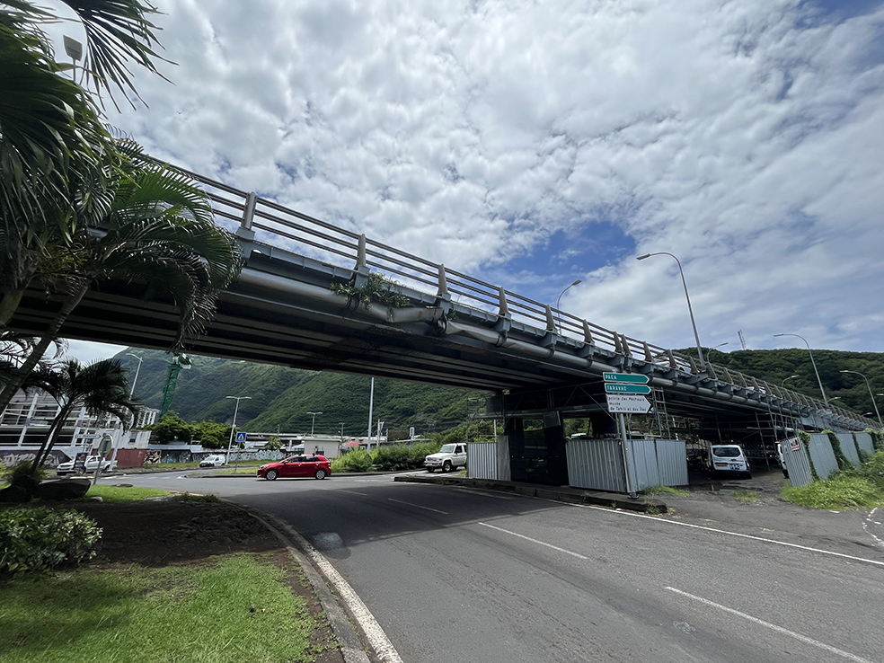 ​Le giratoire de Punaruu réduit à une voie pour la rentrée