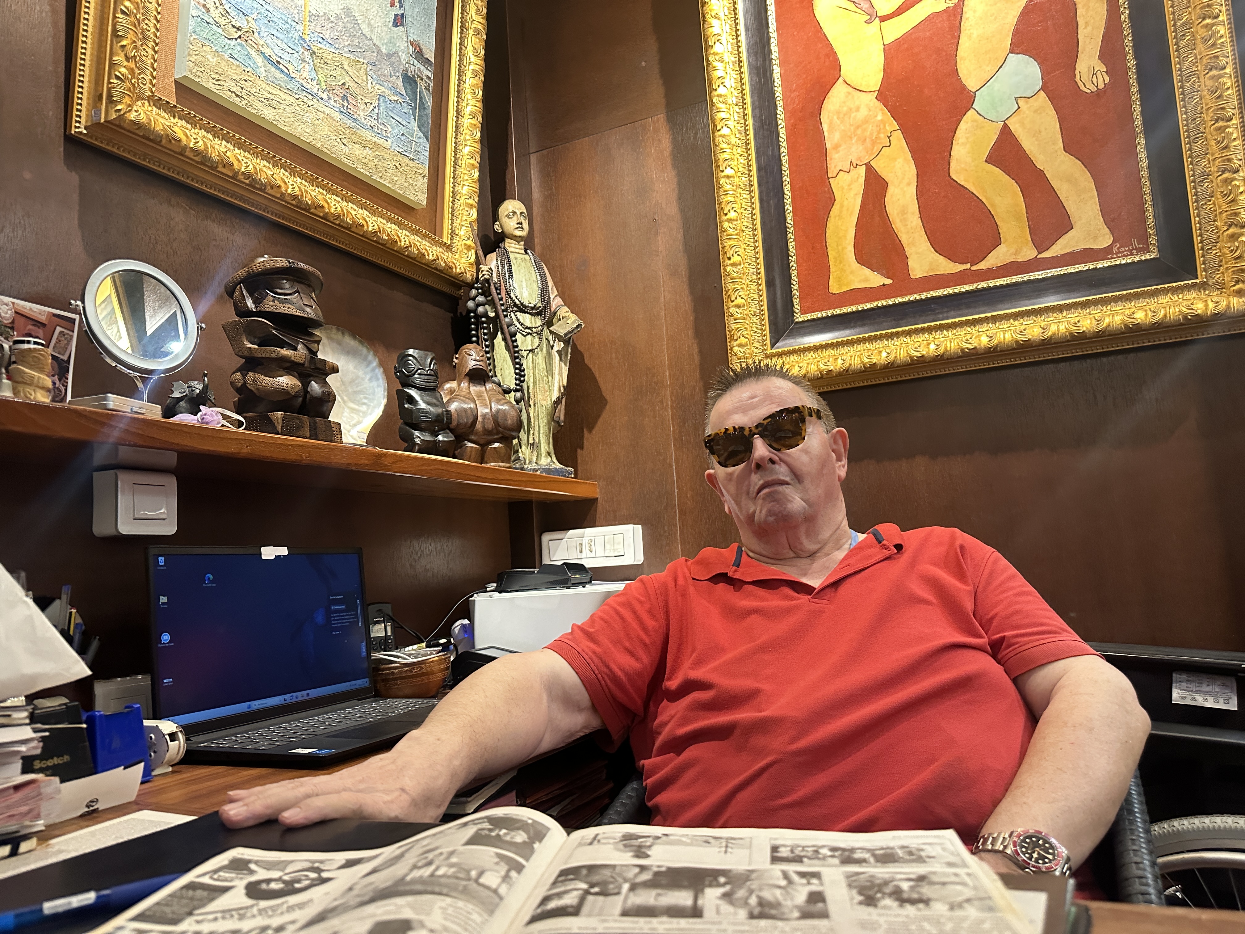 Si la galerie devrait fermer dès février, la passion, elle, restera intacte pour Patrick Van-Nuffelen.