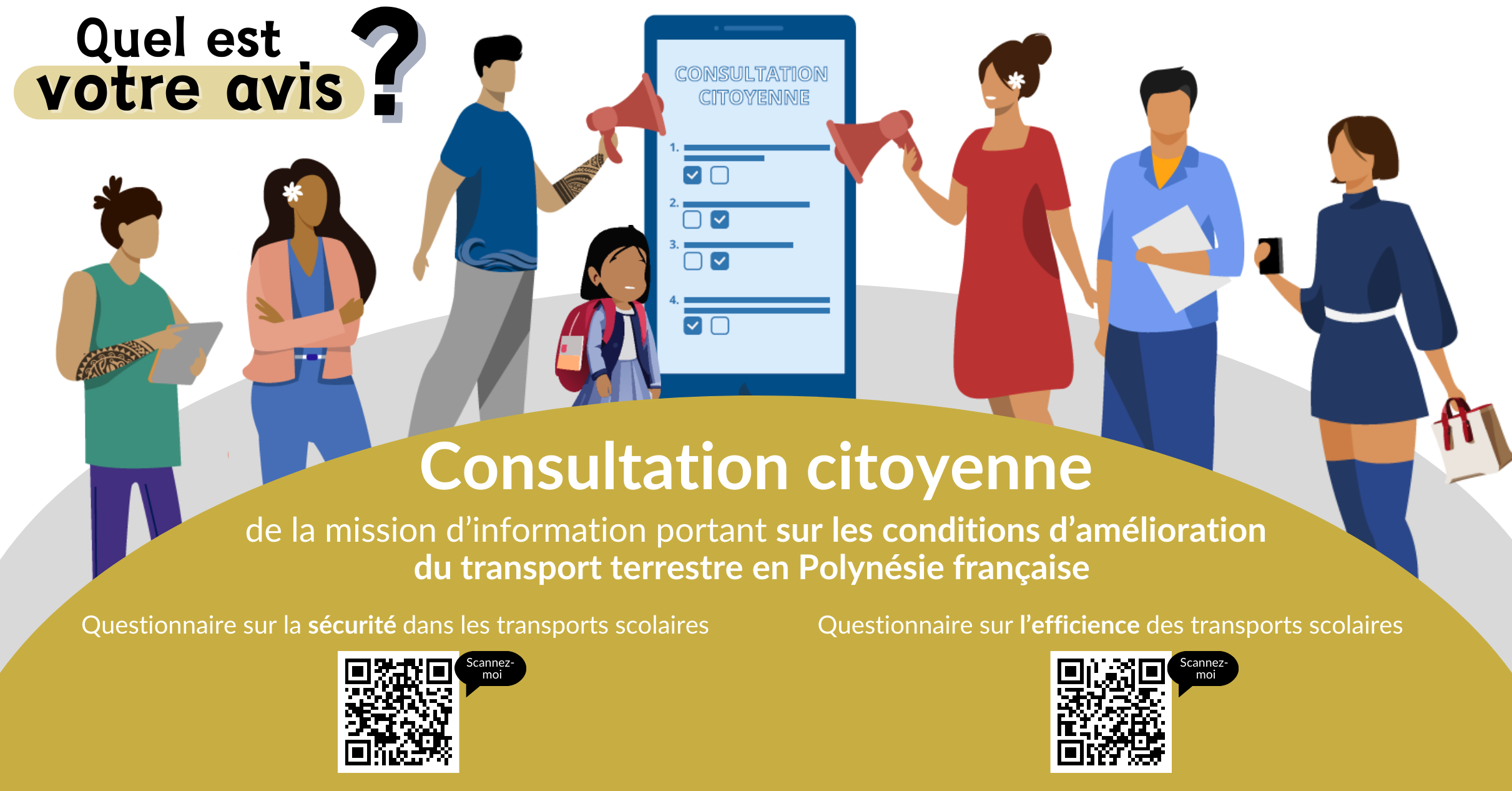 ​Le public consulté sur les transports scolaires