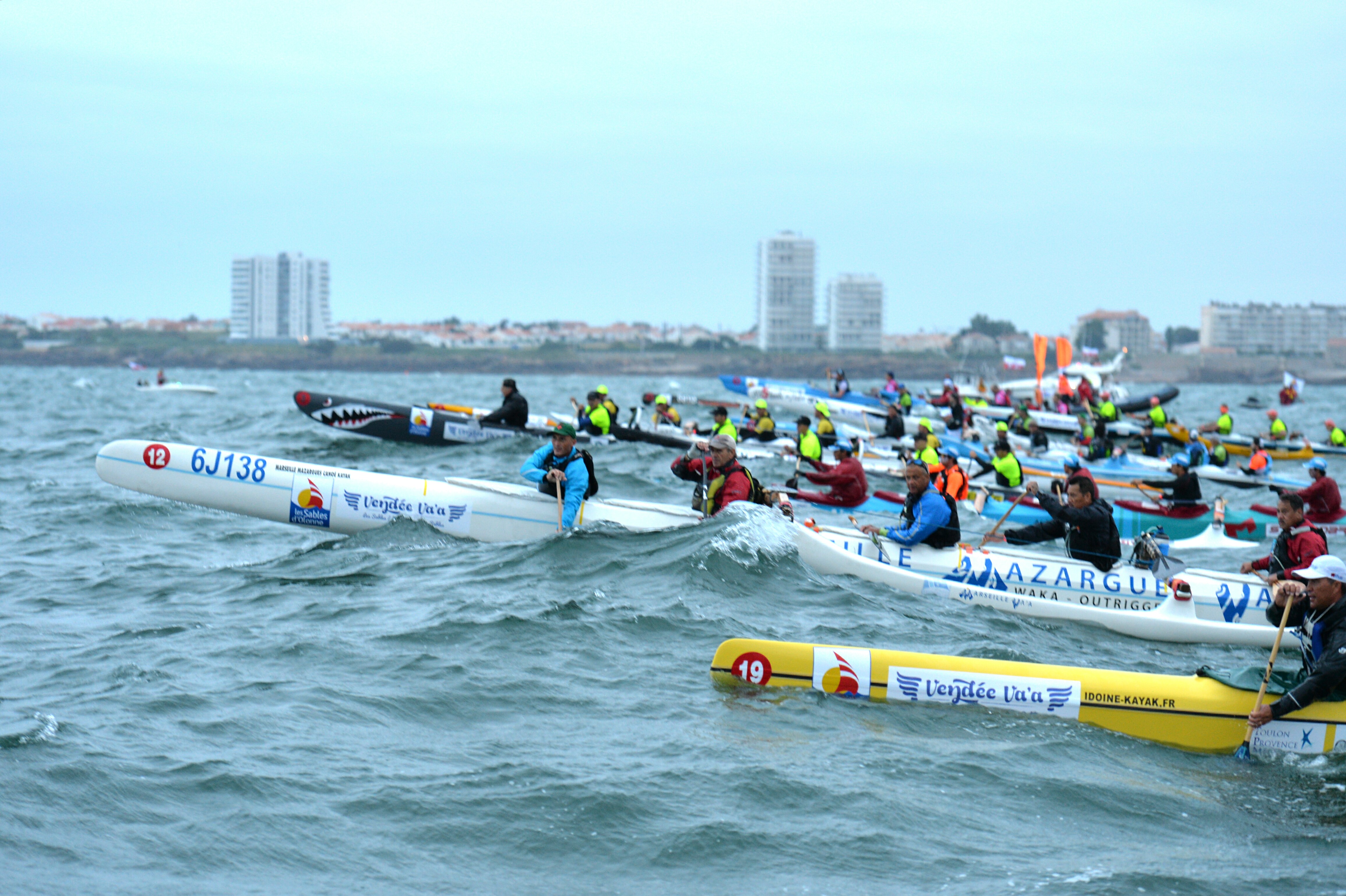 Vendée Va'a: une première étape mouvementée